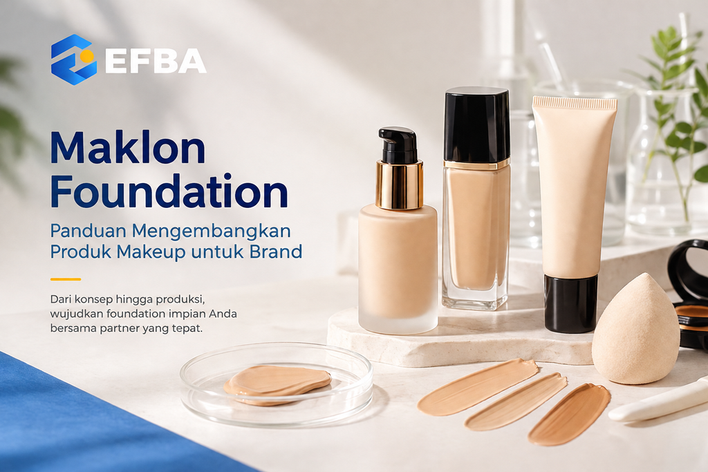 Maklon foundation untuk pengembangan produk makeup brand kosmetik
